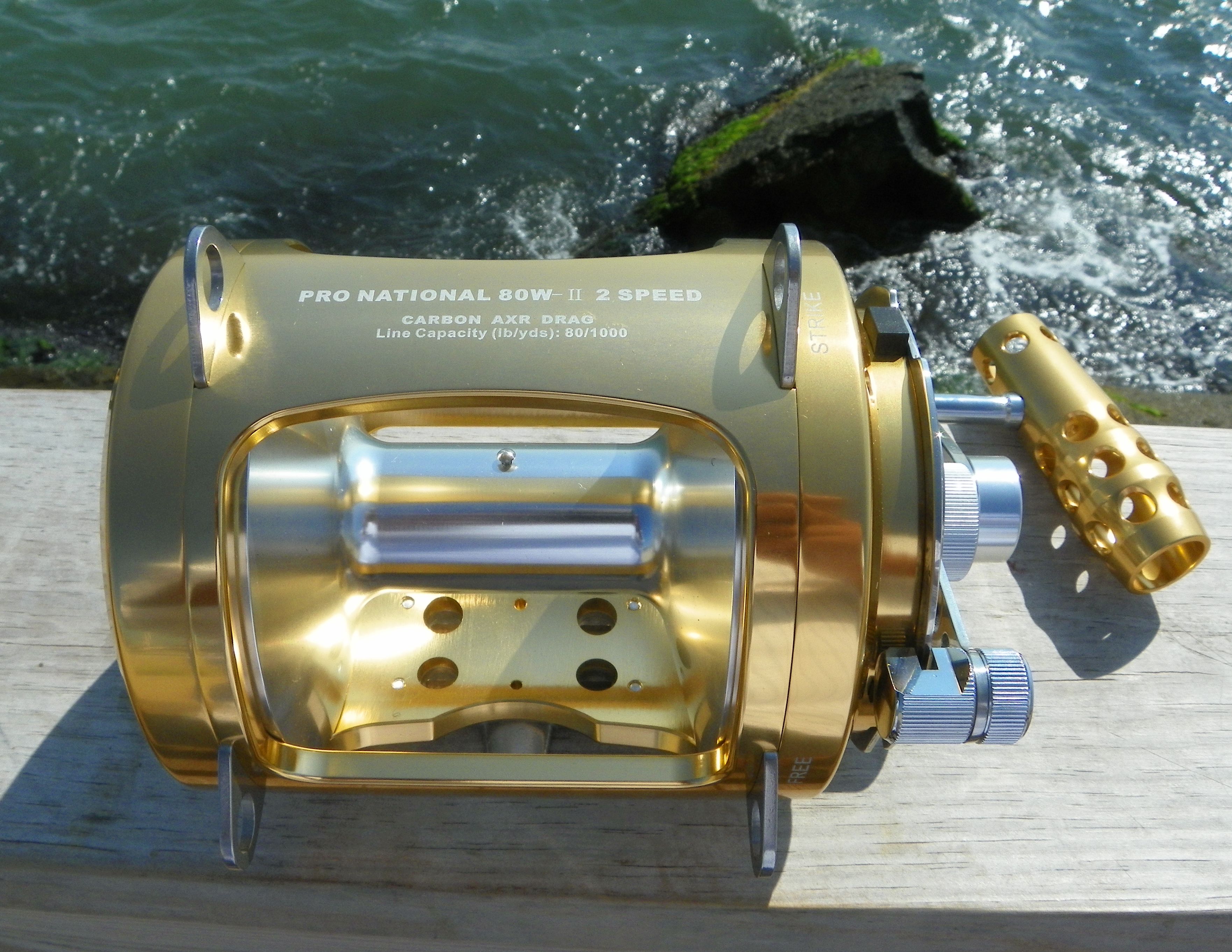 thumbnail interactive-video image 1 of OKIAYA COMPOSIT 'The Big Nasty' Saltwater Big Game Roller Rod – 160-200LB, Ultra Heavy (Used) 1 of 3