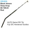 OKIAYA "Black Venom" Deep Drop Bent Butt ALPS RX SWIVEL TIP FUJI SIC GUIDES - Image 8