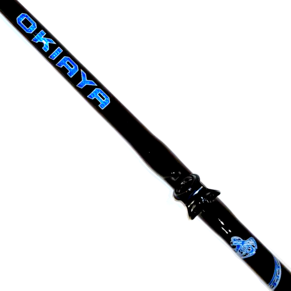 OKIAYA BENT BUTT 80-130 LB BLACK VENOM PRO TOURNAMENT ROD, Okiaya  Fishing Rods